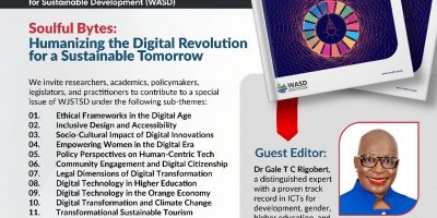 WJSTSD Special Issue (2024) Soulful Bytes: Humanizing the Digital Revolution for a Sustainable Tomorrow